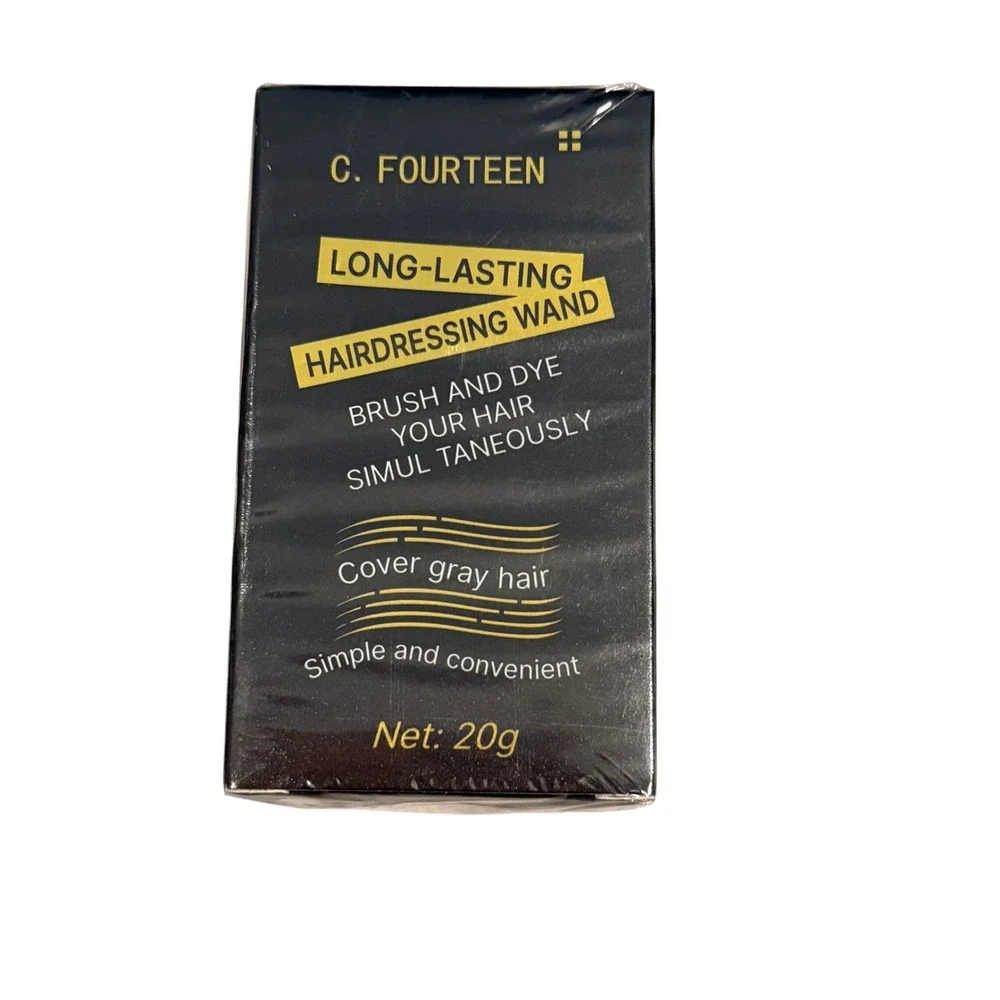Set of 2 C. Fourteen Hairdressing Wand 02 Brownish Black Gray Hair Coverage 20g
